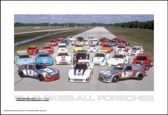 Blue Skies-All Porsche