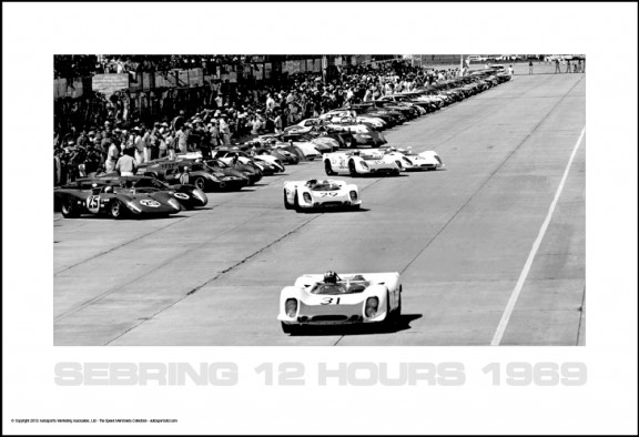 Sebring 12 Hours 1969 Start