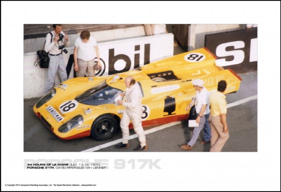 PORSCHE 917K DAVID PIPER/GIJS VAN LENNEP – 24 HOURS OF LE MANS JULY 13-14, 1970