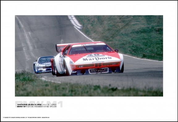 BMW M1 DAVID HOBBS/HANS STUCK – WATKINS GLEN 6 HRS JULY 6, 1980