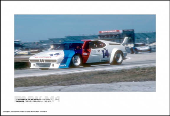 BMW M1 BRUN/GEBHARDT/STUCK – DAYTONA 24 HOURS FEBRUARY 1, 1981