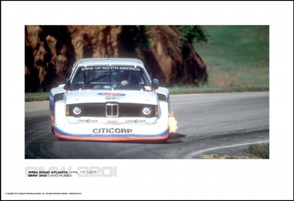 BMW 320i DAVID HOBBS – IMSA ROAD ATLANTA APRIL 17, 1977