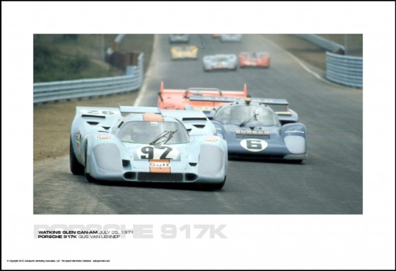 PORSCHE 917K GIJS VAN LENNEP – WATKINS GLEN CAN-AM JULY 25, 1971