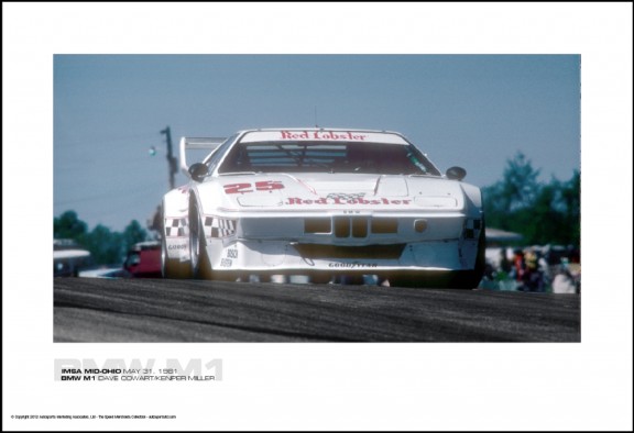 BMW M1 DAVE COWART/KENPER MILLER – IMSA MID-OHIO MAY 31, 1981