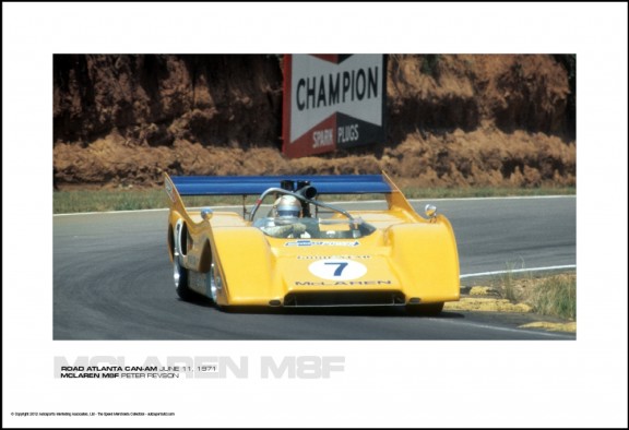 MCLAREN M8F PETER REVSON – ROAD ATLANTA CAN-AM JUNE 11, 1971