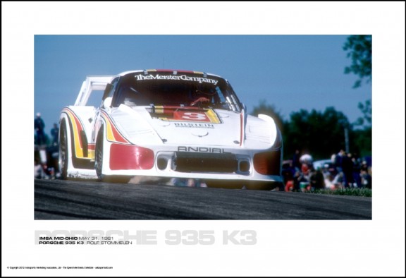 PORSCHE 935 K3  ROLF STOMMELEN – IMSA MID-OHIO MAY 31, 1981