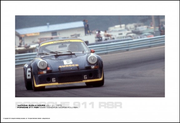 PORSCHE 911 RSR MARK DONOHUE/GEORGE FOLLMER – WATKINS GLEN 6 HOURS JULY 21, 1973