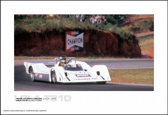 LOLA T310 DAVID HOBBS – ROAD ATLANTA CAN-AM JULY 9, 1972