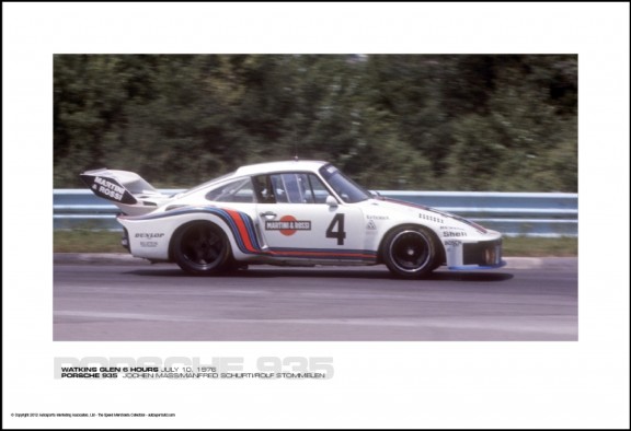 PORSCHE 935  JOCHEN MASS/MANFRED SCHURTI/ROLF STOMMELEN – WATKINS GLEN 6 HOURS JULY 10, 1976