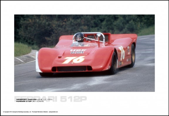 FERRARI 512P JIM ADAMS – MOSPORT CAN-AM JUNE 13, 1971