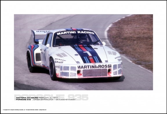 PORSCHE 935  JURGEN BARTH/JACKY ICKX/JOCHEN MASS – DAYTONA 24 HOURS FEBRUARY 6, 1977