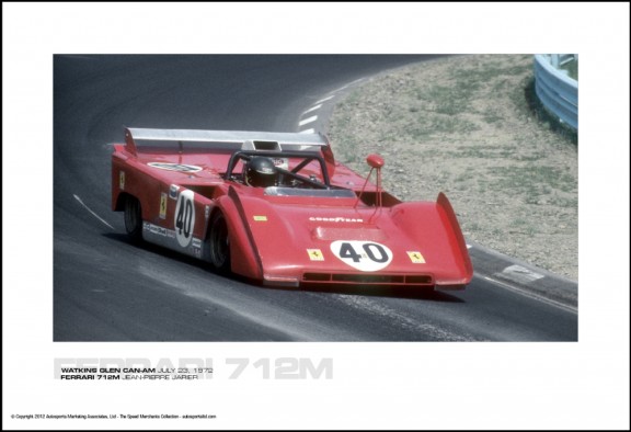 FERRARI 712M JEAN-PIERRE JARIER – WATKINS GLEN CAN-AM JULY 23, 1972