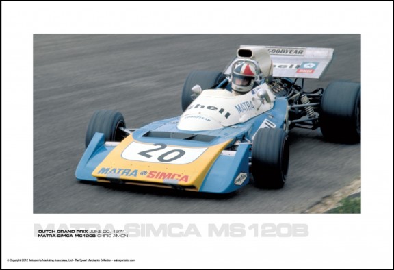 MATRA-SIMCA MS120B CHRIS AMON – DUTCH GRAND PRIX JUNE 20, 1971