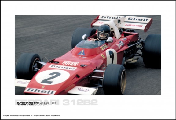 FERRARI 312B2 JACKY ICKX – DUTCH GRAND PRIX JUNE 20, 1971