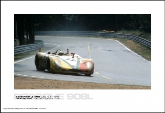 PORSCHE 9108L RUDI LINS/HELMUT MARKO – 24 HOURS OF LE MANS JUNE 13-14, 1970