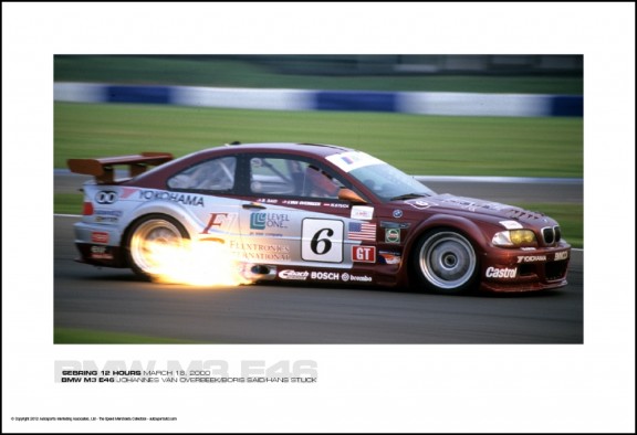 BMW M3 E46 JOHANNES VAN OVERBEEK/BORIS SAID/HANS STUCK – SEBRING 12 HOURS MARCH 18, 2000