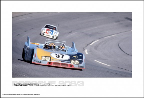 PORSCHE 908/3 PAUL BLANCPAIN/MARIO CASONI/REINHOLD JOEST – DAYTONA 24 HOURS FEBRUARY 4, 1973