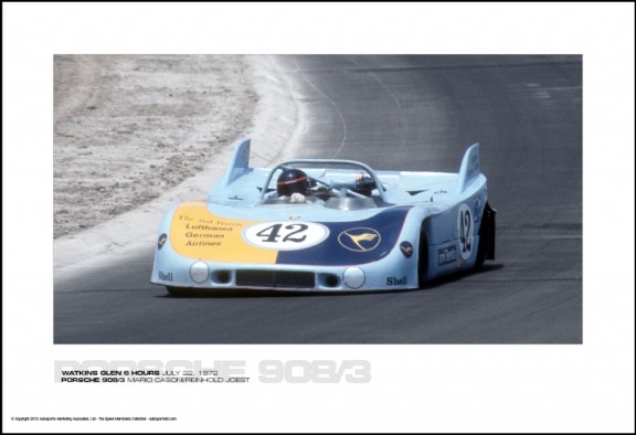 PORSCHE 908/3 MARIO CASONI/REINHOLD JOEST – WATKINS GLEN 6 HOURS JULY 22, 1972