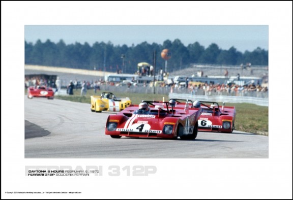 FERRARI 312P SCUDERIA FERRARI – DAYTONA 6 HOURS FEBRUARY 6, 1972