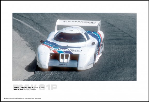 BMW 81P DAVID HOBBS – IMSA LAGUNA SECA MAY 3, 1981