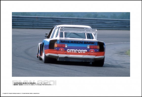 BMW 320i DAVID HOBBS/RONNIE PETERSON – WATKINS GLEN 6 HOURS JULY 9, 1977