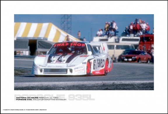 PORSCHE 935L BALLOT-LENA/FOYT/HENN/WOLLEK – DAYTONA 24 HOURS FEBRUARY 6, 1983