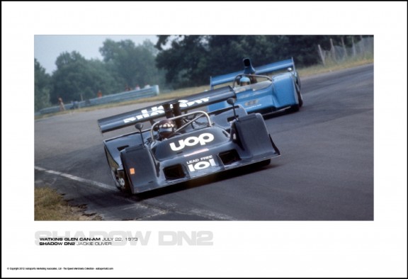 SHADOW DN2 JACKIE OLIVER -WATKINS GLEN CAN-AM JULY 22, 1973