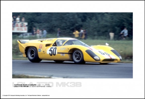 LOLA T70 MK3B JO BONNIER/REINE WISELL – WATKINS GLEN 6 HOURS JULY 11, 1970