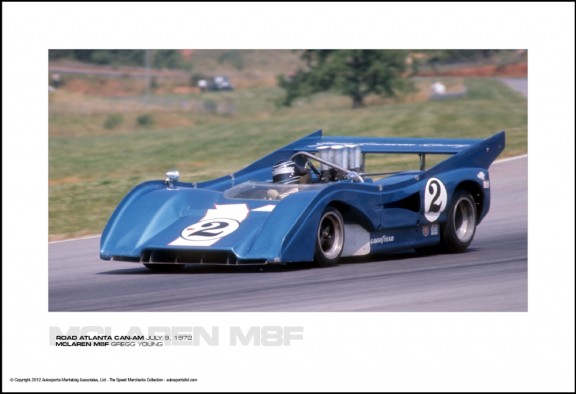 MCLAREN M8F GREGG YOUNG – ROAD ATLANTA CAN-AM JULY 9, 1972