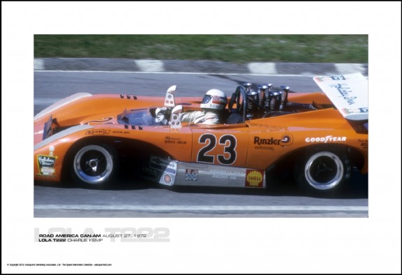 LOLA T222 CHARLIE KEMP – ROAD AMERICA CAN-AM AUGUST 27, 1972