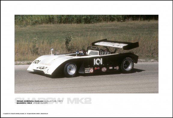 SHADOW MK2 JACKIE OLIVER – ROAD AMERICA CAN-AM AUGUST 29, 1971