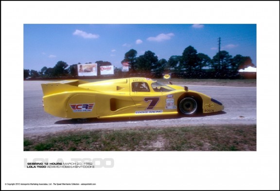 LOLA T600 ADAMS/HOBBS/KENT-COOKE – SEBRING 12 HOURS MARCH 20, 1982