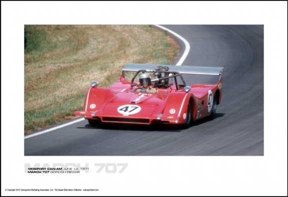 MARCH 707 GORDON DEWAR – MOSPORT CAN-AM JUNE 13, 1971