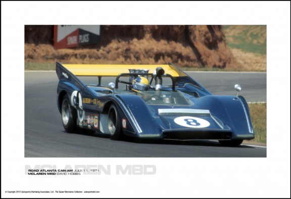 MCLAREN M8D DAVID HOBBS – ROAD ATLANTA CAN-AM JULY 11, 1971