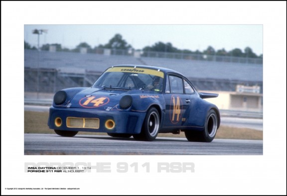 PORSCHE 911 RSR AL HOLBERT – IMSA DAYTONA DECEMBER 1, 1974