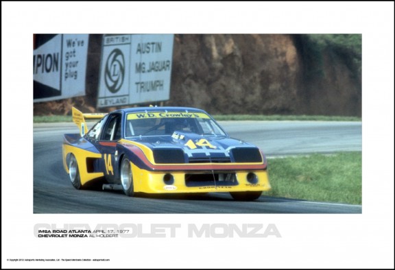 CHEVROLET MONZA AL HOLBERT – IMSA ROAD ATLANTA APRIL 17, 1977