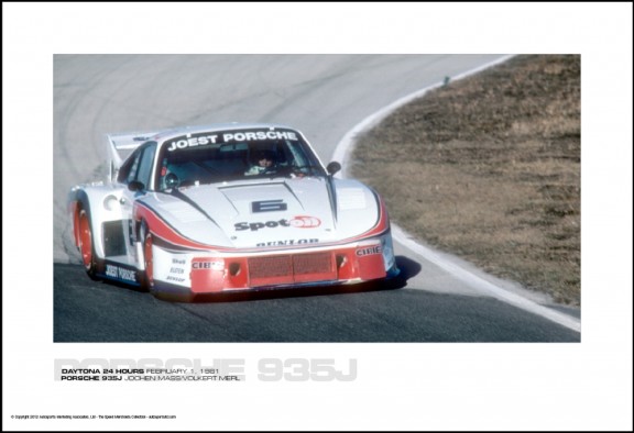 PORSCHE 935J JOCHEN MASS/VOLKERT MERL – DAYTONA 24 HOURS FEBRUARY 1, 1981