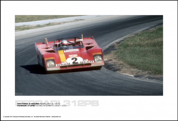 FERRARI 312PB MARIO ANDRETTI/JACKY ICKX – DAYTONA 6 HOURS FEBRUARY 6, 1972