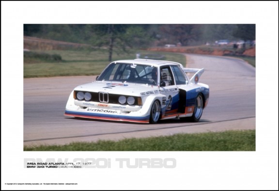 BMW 320i TURBO DAVID HOBBS – IMSA ROAD ATLANTA APRIL 17, 1977