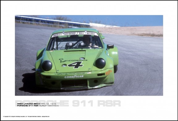 PORSCHE 911 RSR HURLEY HAYWOOD – IMSA LAGUNA SECA MAY 12, 1974