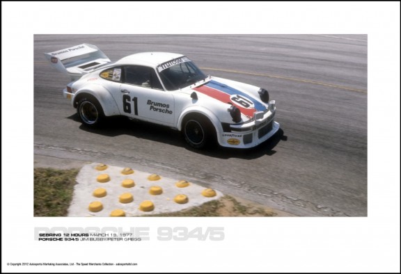 PORSCHE 934/5 JIM BUSBY/PETER GREGG – SEBRING 12 HOURS MARCH 19, 1977