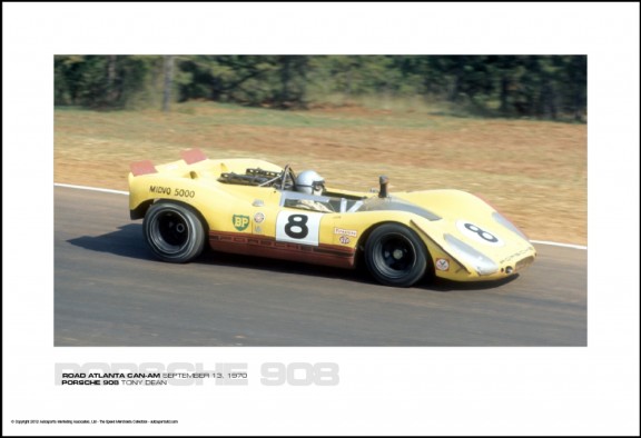 PORSCHE 908 TONY DEAN – ROAD ATLANTA CAN-AM SEPTEMBER 13, 1970