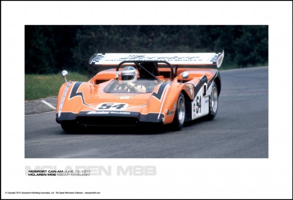 MCLAREN M8B OSCAR KOVELESKI – MOSPORT CAN-AM JUNE 13, 1971