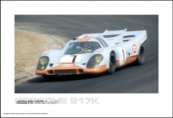 PORSCHE 917K DEREK BELL/JO SIFFERT – WATKINS GLEN 6 HOURS JULY 24, 1971