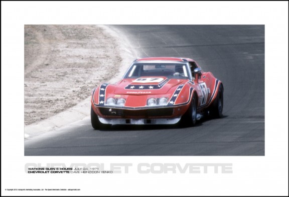 CHEVROLET CORVETTE DAVE HEINZ/DON YENKO – WATKINS GLEN 6 HOURS JULY 24, 1971