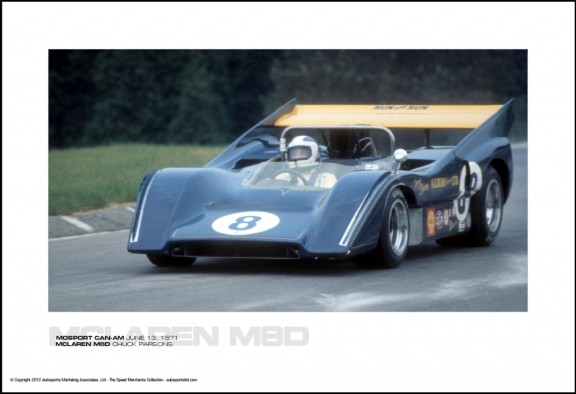 MCLAREN M8D CHUCK PARSONS – MOSPORT CAN-AM JUNE 13, 1971