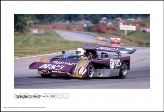 LOLA T260 TOM HEYSER – ROAD ATLANTA CAN-AM JULY 9, 1972