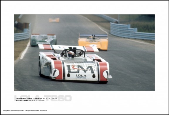 LOLA T260 JACKIE STEWART – WATKINS GLEN CAN-AM JULY 25, 1971