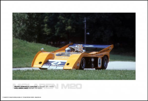 MCLAREN M20 PETER REVSON – ROAD AMERICA CAN-AM AUGUST 27, 1972