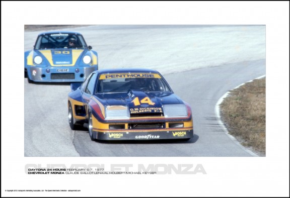 CHEVROLET MONZA CLAUDE BALLOT-LENA/AL HOLBERT/MICHAEL KEYSER – DAYTONA 24 HOURS FEBRUARY 6-7, 1977